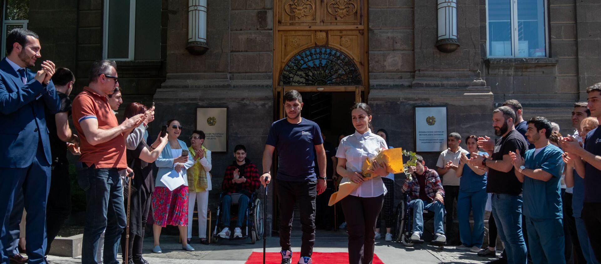 Церемония открытия центра протезирования при реабилитационном центре Защитника Отечества (23 апреля 2021). Еревaн - Sputnik Армения, 1920, 23.04.2021