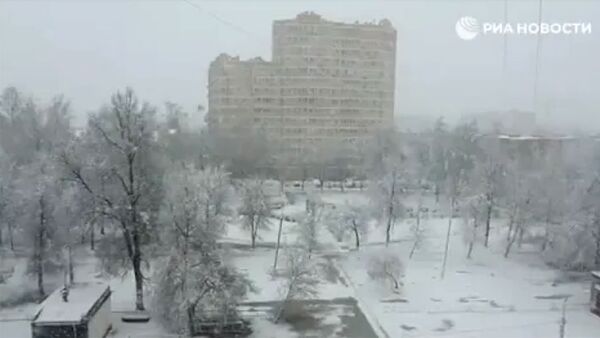 Кадры снегопада в Москве и Подмосковье - Sputnik Армения
