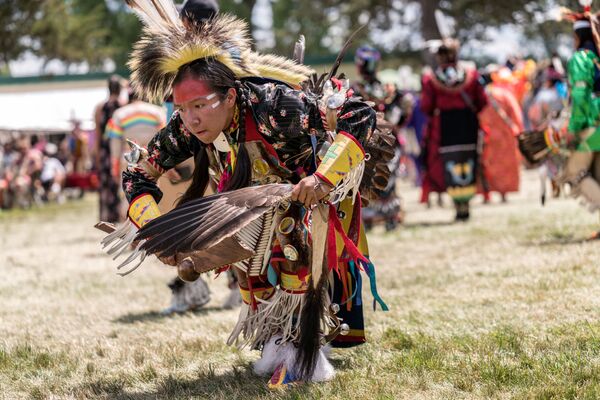 Pow-Wow на Индейской резервации в США Pow-Wow на Индейской резервации в США - Sputnik Армения
