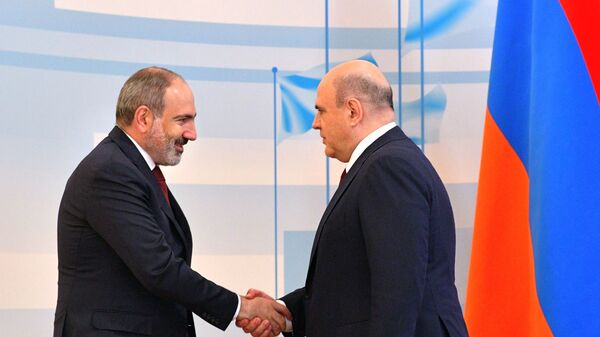Նիկոլ Փաշինյանն ու Միխայիլ Միշուստինը - Sputnik Արմենիա
