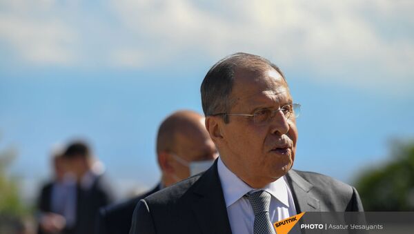 Глава МИД России Сергей Лавров (6 мая 2021). Еревaн - Sputnik Армения
