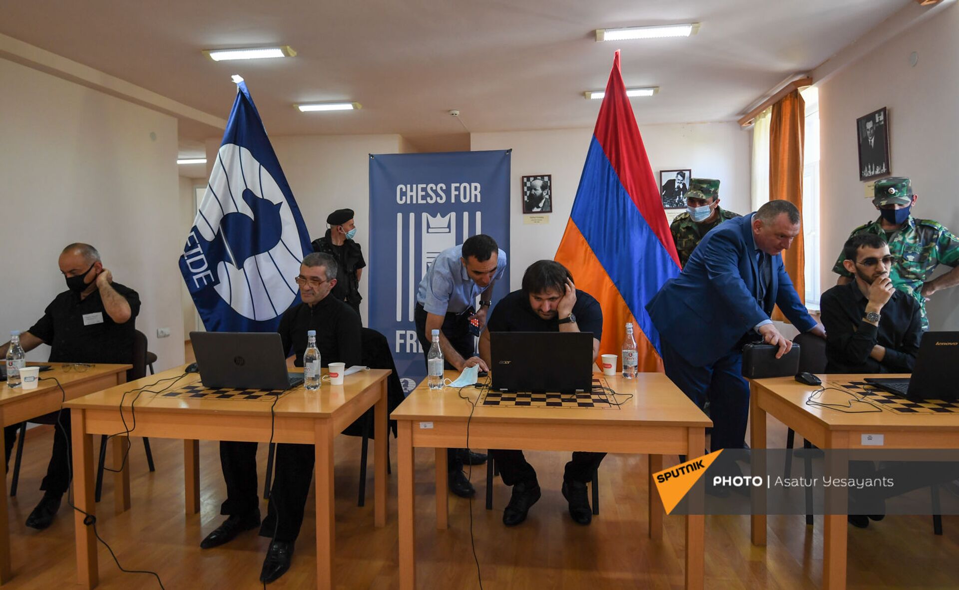 Если мат, то только на доске: в Ереване прошел онлайн-турнир ФИДЕ для заключенных. Фото - Sputnik Армения, 1920, 11.05.2021