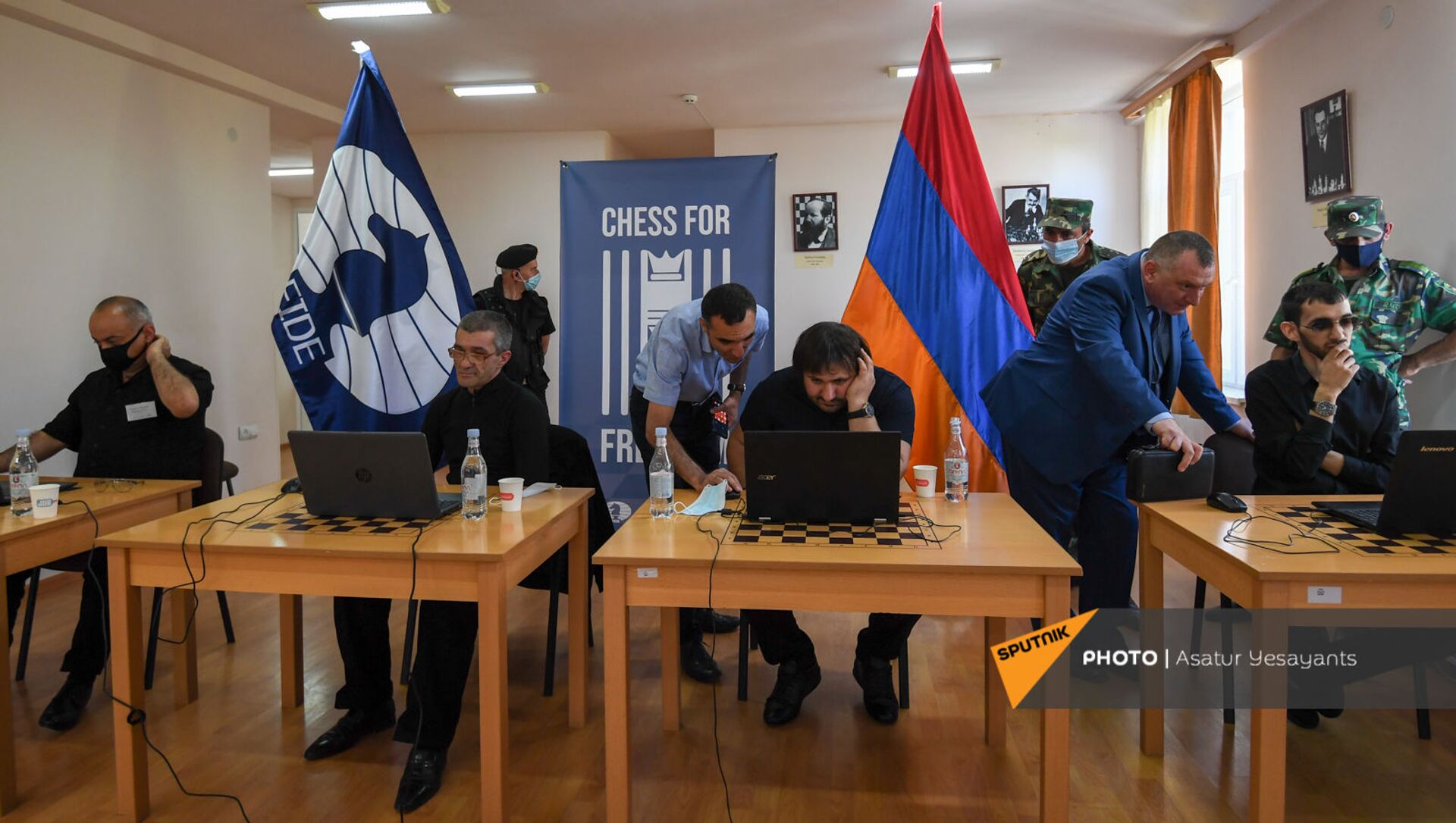 Участники международного шахматного онлайн-турнира для заключенных - Sputnik Արմենիա, 1920, 11.05.2021