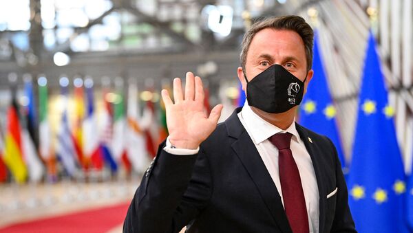 Премьер-министр Люксембурга Ксавье Беттель прибывает на саммит ЕС в здание Европейского совета (24 мая 2021). Брюссель - Sputnik Армения