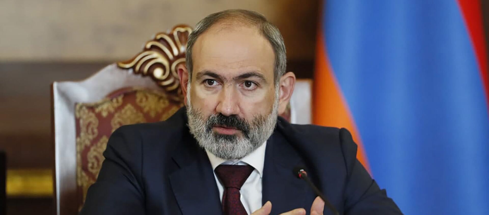 И.о. премьер-министра Никол Пашинян на заседании Совета безопасности Армении (27 мая 2021). Еревaн - Sputnik Արմենիա, 1920, 06.06.2021