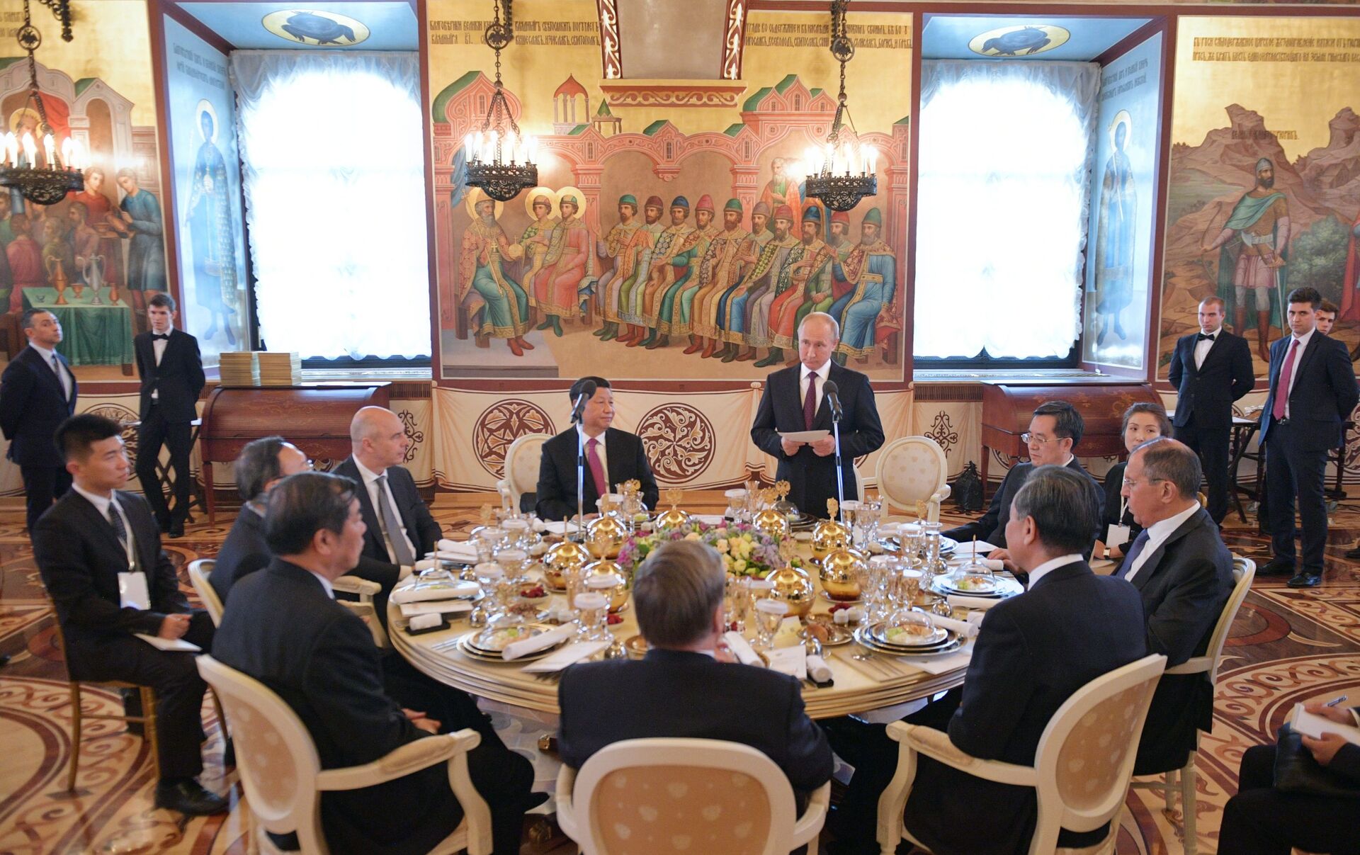 Встреча си Цзиньпина и Владимира Путина