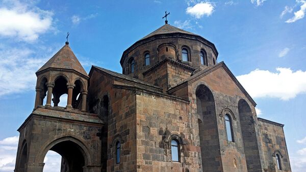 Церковь Святой Рипсиме в Эчмиадзине - Sputnik Армения