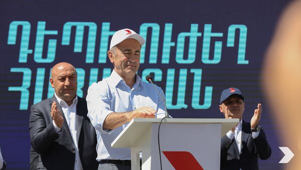Митинг блока Айастан в Каджаране (7 июня 2021). Сюник - Sputnik Армения