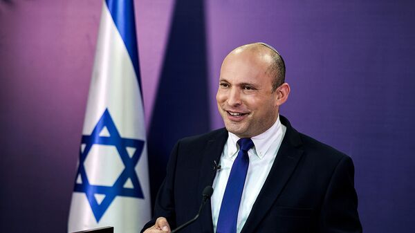 Нафтали Беннет, член израильского парламента от партии Ямина, во время выступления в Кнессете (6 июня 2021). Иерусалим - Sputnik Արմենիա