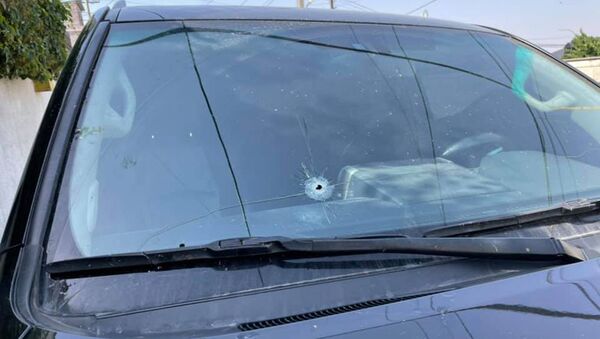 Разбитое лобовое стекло машины - Sputnik Արմենիա