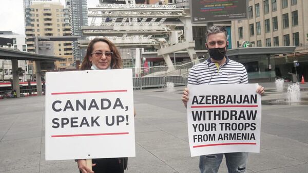 Акция протеста в Канаде - Sputnik Արմենիա