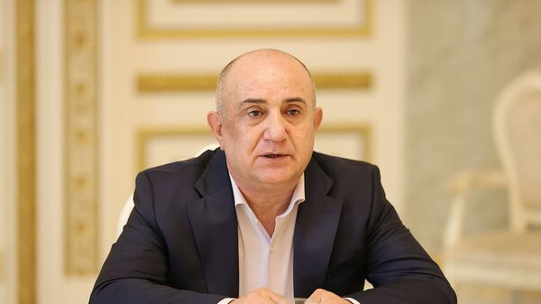 Самвел Бабаян на встрече с и.о. премьер-министра Армении (22 июня 2021). Еревaн - Sputnik Армения