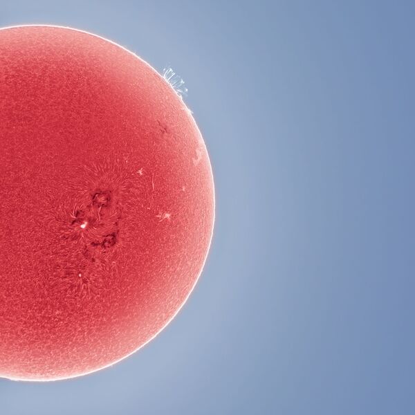 Снимок The Magnetic Field of our Active Sun американского фотографа Andrew McCarthy , попавший в шортлист конкурса Royal Observatory’s Astronomy Photographer of the Year 13 - Sputnik Армения