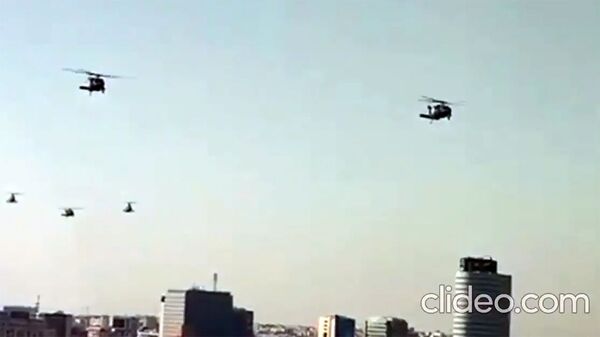 Военный вертолет ВВС США Black Hawk совершил вынужденную посадку в центре румынской столицы - Sputnik Армения