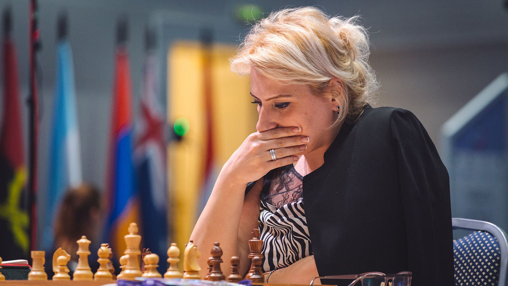 Элина Даниелян на Чемпионате мира по шахматам в Сочи - Sputnik Армения, 1920, 19.08.2021