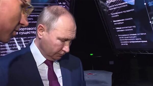 Новый истребитель Сухого Checkmate показали Путину - Sputnik Армения