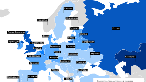 Рейтинг стран Европы по доступности природного газа для населения - Sputnik Армения