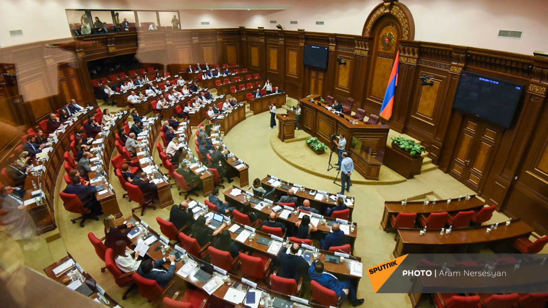 Первое заседание парламента Армении 8-го созыва (2 августа 2021). Еревaн - Sputnik Армения, 1920, 26.10.2021