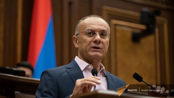 Сейран Оганян на заседании Парламента (4 августа 2021). Еревaн - Sputnik Армения