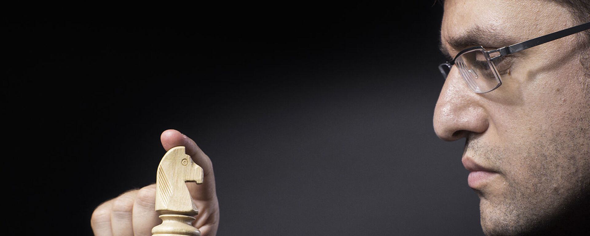 Левон Аронян со своей любимой шахматной фигурой (конем) - Sputnik Армения, 1920, 23.11.2021