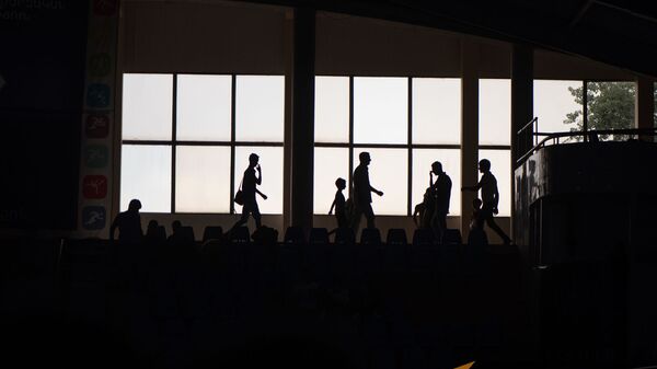 Зрители международных соревнований по ММА, проходивших на стадионе Динамо в Ереване - Sputnik Армения
