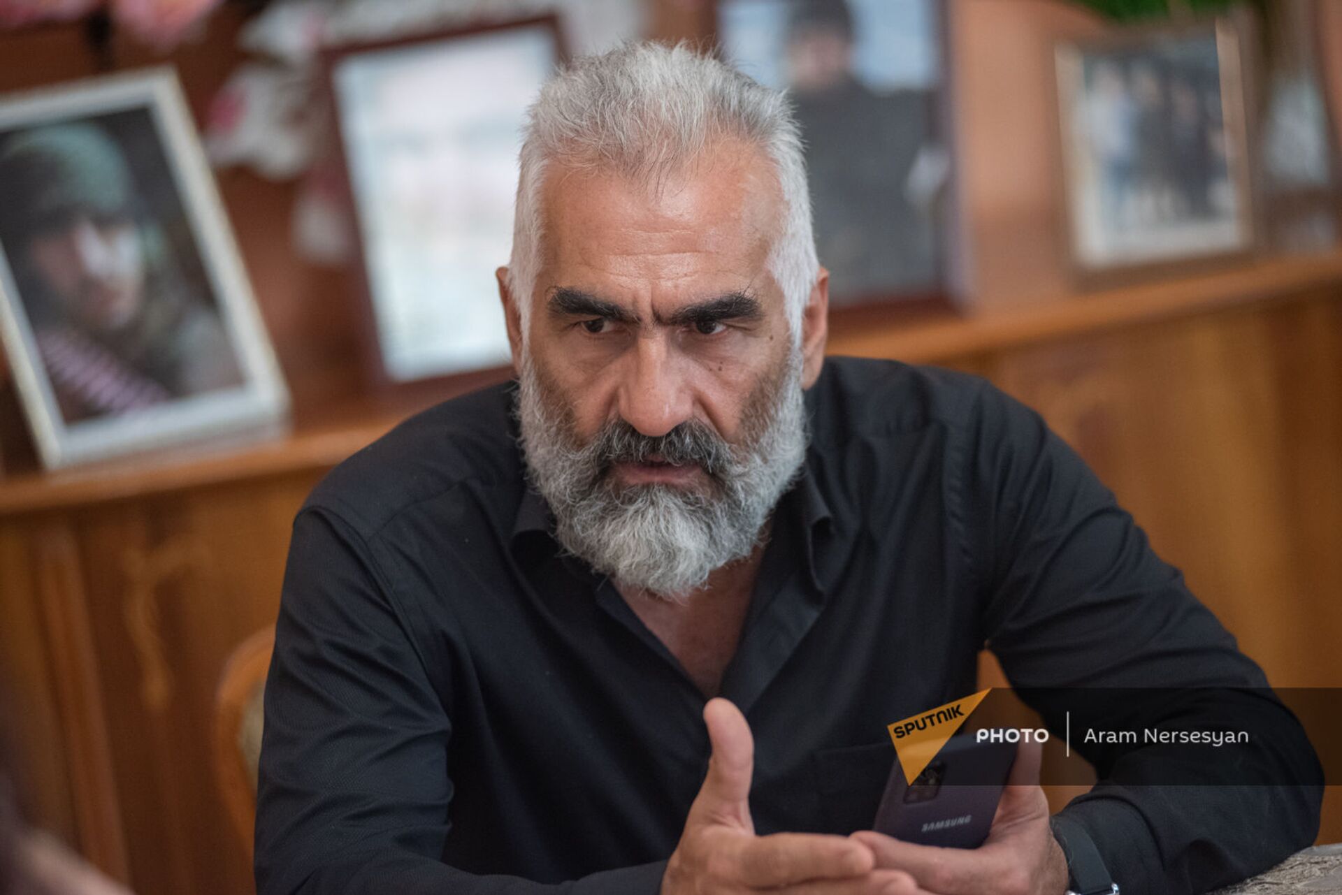 Тигран Марухян, отец погибшего Абрахама Марухяна Тигран Марухян, отец погибшего Абрахама Марухяна - Sputnik Армения, 1920, 14.09.2021