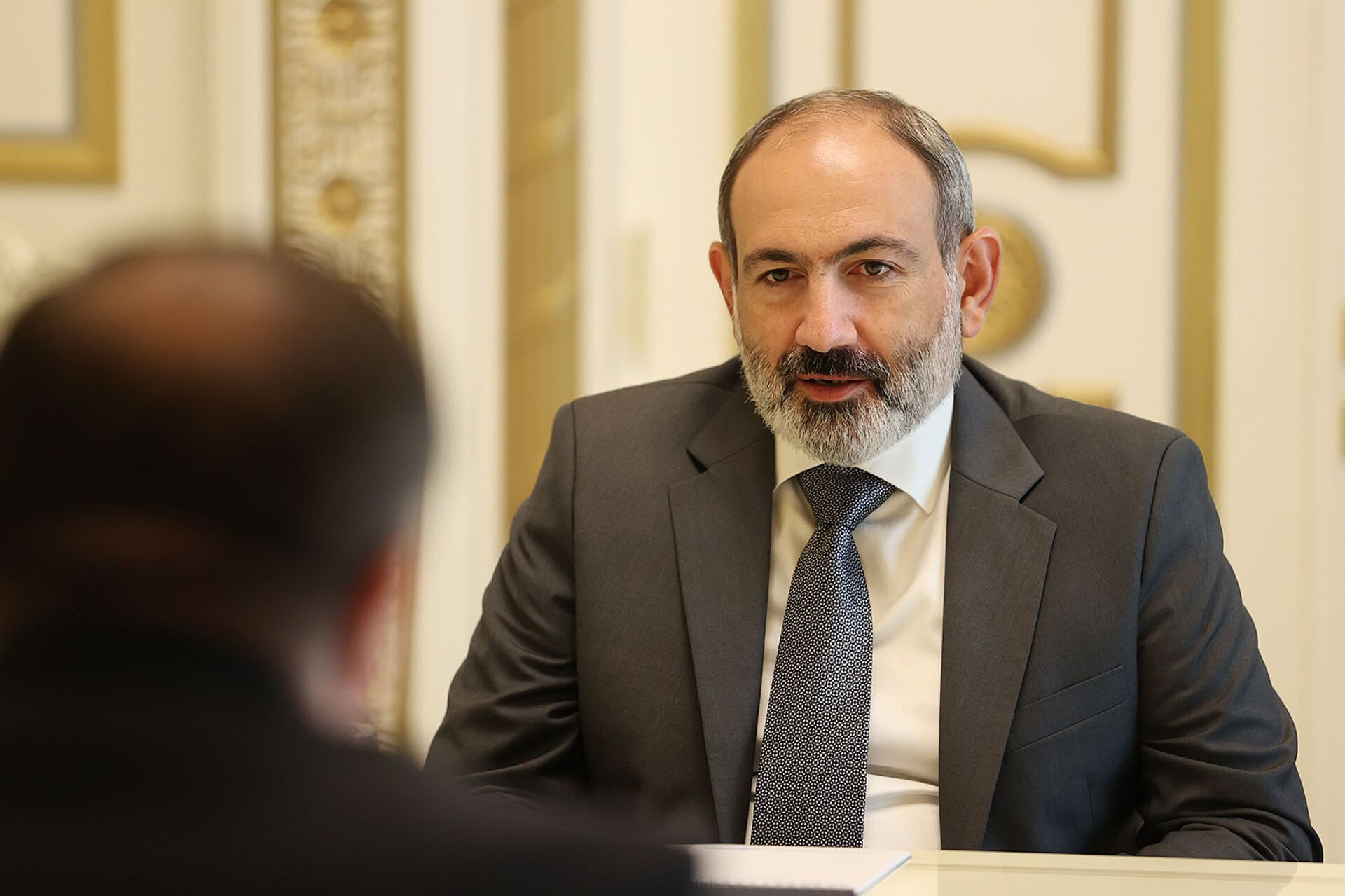 Премьер-министр Никол Пашинян принял Чрезвычайного и Полномочного Посла Грузии в Армении Георгия Саганелидзе (13 августа 2021). Еревaн Премьер-министр Никол Пашинян принял Чрезвычайного и Полномочного Посла Грузии в Армении Георгия Саганелидзе (13 августа 2021). Еревaн - Sputnik Արմենիա, 1920, 14.09.2021
