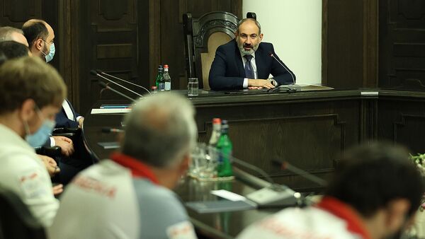 Վարչապետ Նիկոլ Փաշինյանը հյուրընկալել է Հայաստանի օլիմպիական հավաքականին - Sputnik Արմենիա