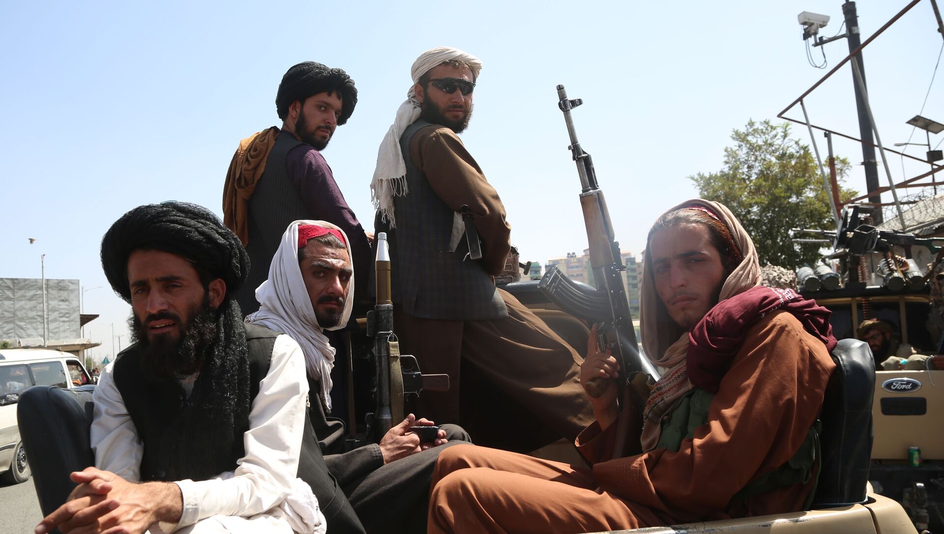Боевики движения Талибан в Кабуле (16 августа 2021). Афганистан - Sputnik Армения, 1920, 18.08.2021