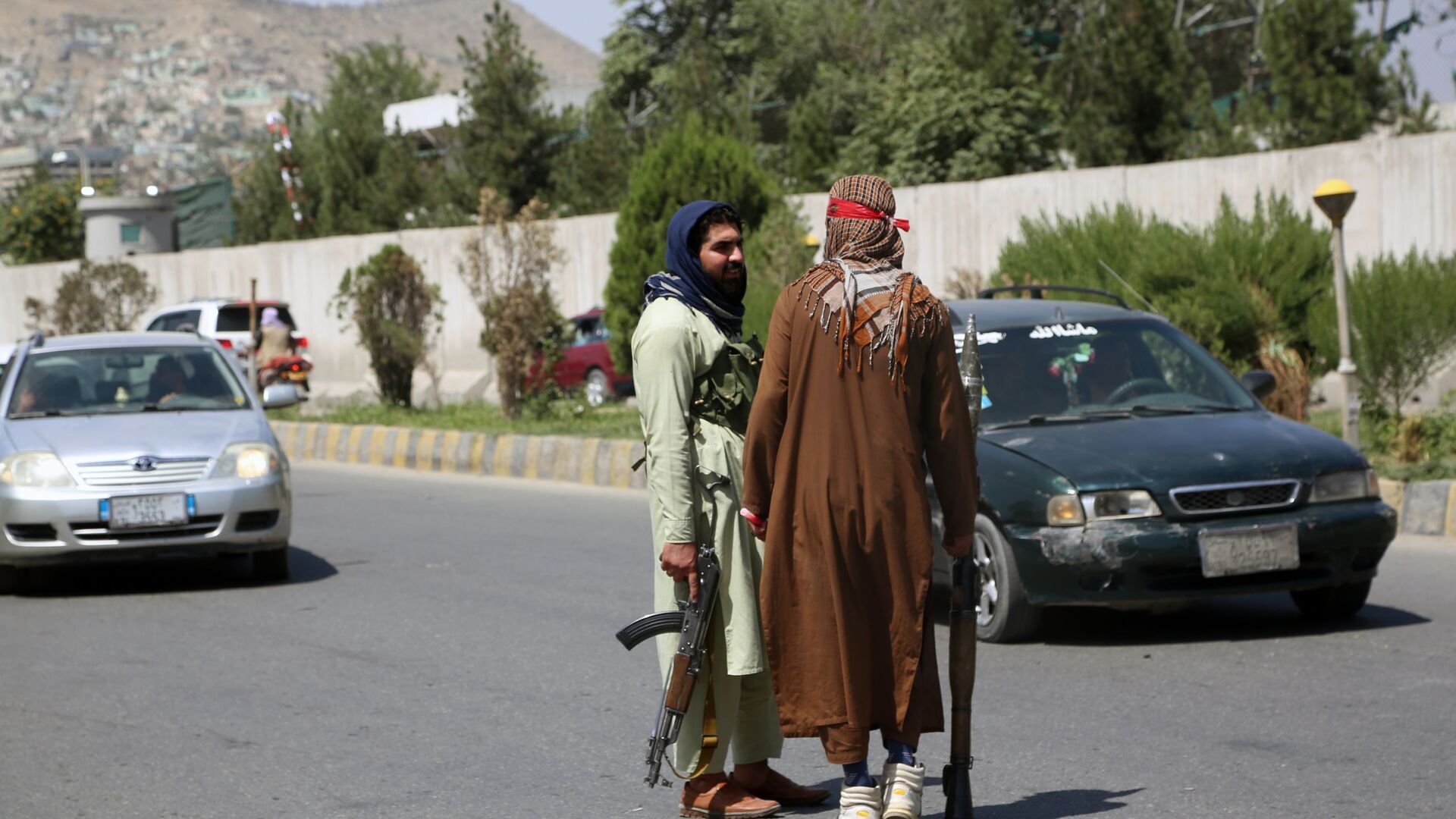Боевики движения Талибан в Кабуле (16 августа 2021). Афганистан - Sputnik Армения, 1920, 23.08.2021