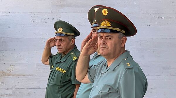 Начальник ГШ ВС РА Артак Давтян на открытии международного военного конкурса Воин мира (22 августа 2021). Дилижан - Sputnik Армения