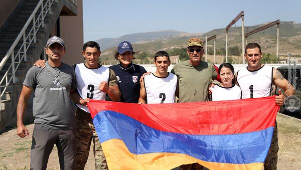 Победители военного соревнования «Атлет», проводимого в Республике Армения в рамках соревнований «Борец за мир» - Sputnik Армения