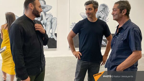 Выставка работ нью-йоркского художника Тиграна Дзитохцяна в его студии-мастерской в Дзорагбюре - Sputnik Армения