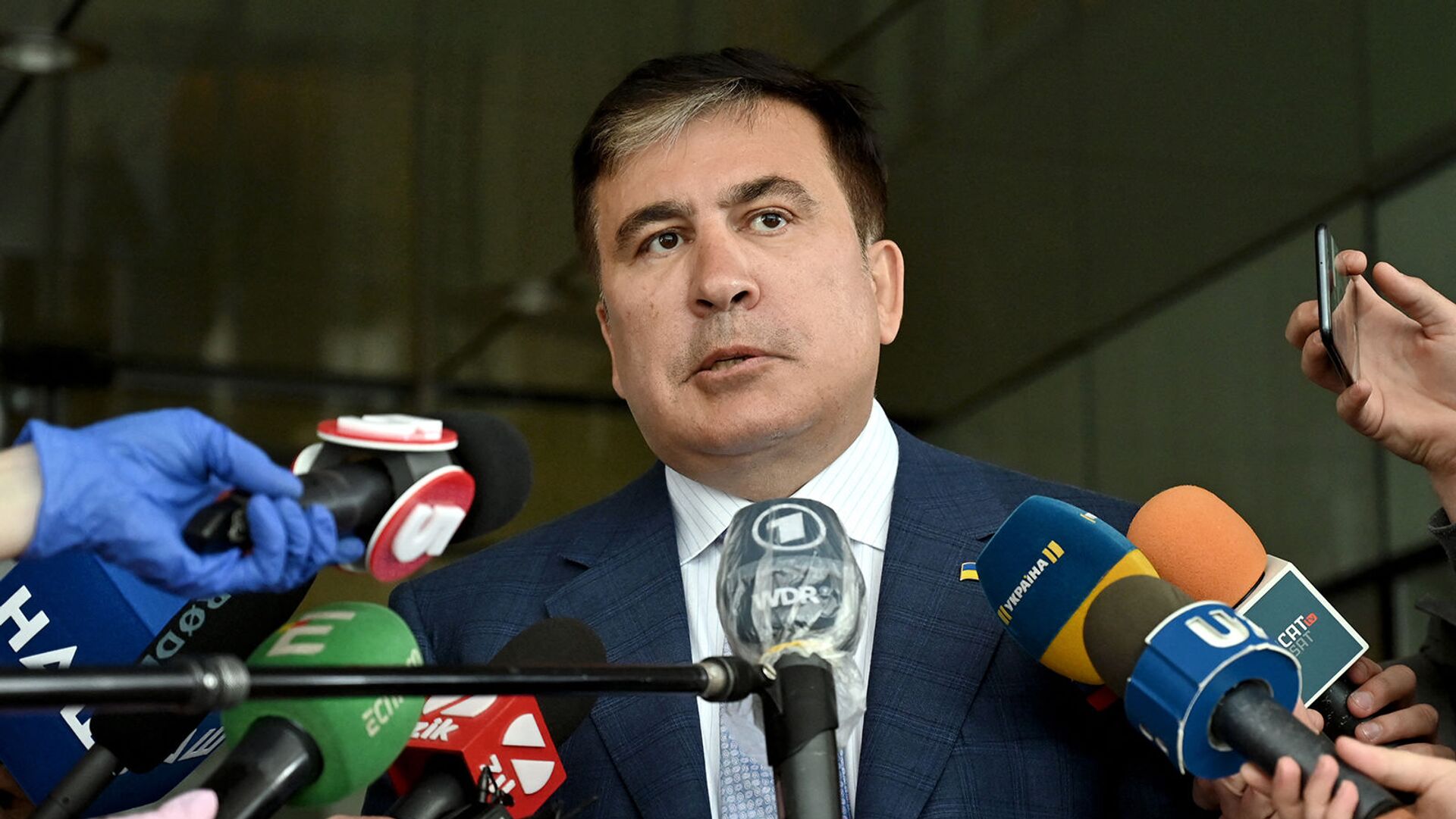 Михаил Саакашвили отвечает на вопросы СМИ - Sputnik Армения, 1920, 14.12.2022