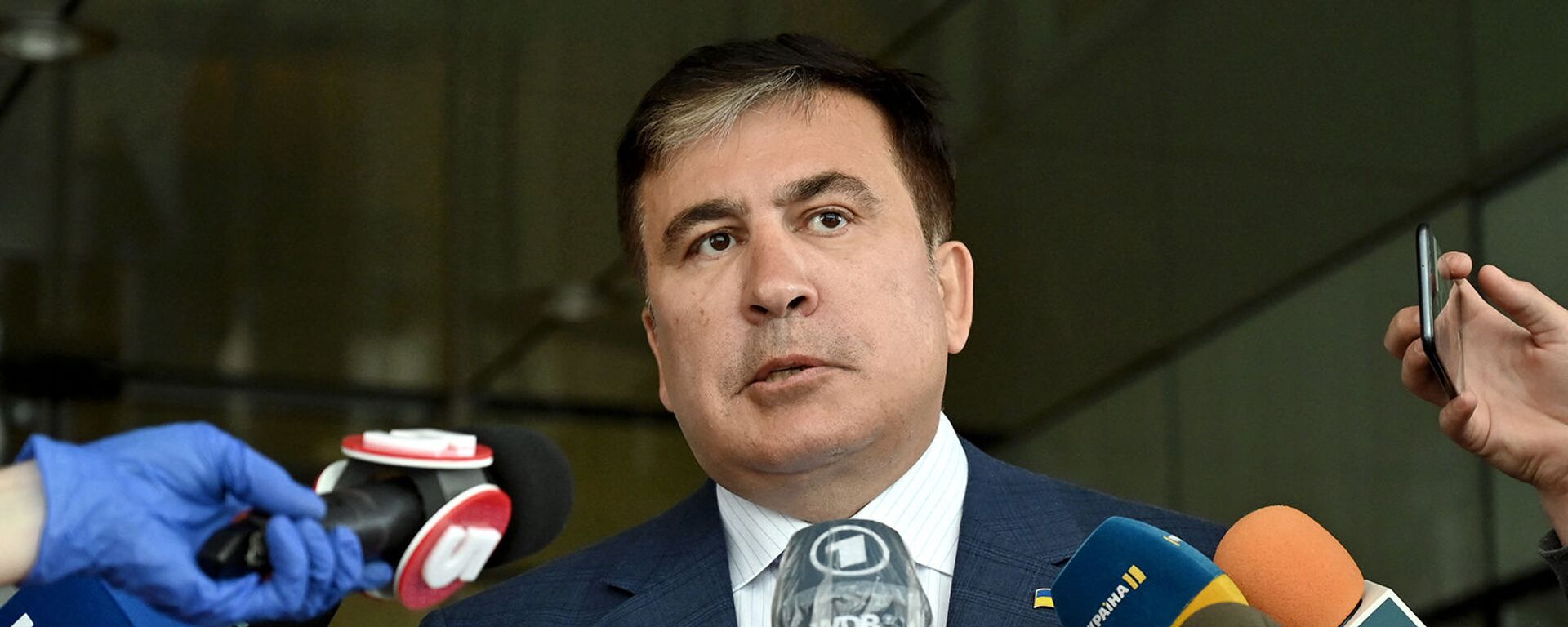 Михаил Саакашвили отвечает на вопросы СМИ - Sputnik Армения, 1920, 24.11.2021