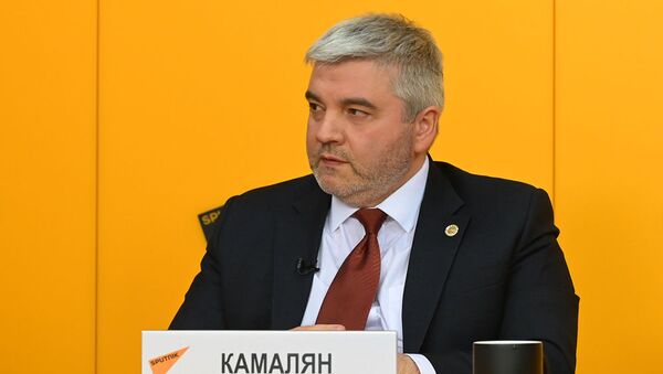 Министр по промышленности и агропромышленному комплексу ЕЭК Артак Камалян - Sputnik Армения