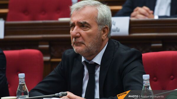 Андраник Кочарян во время заседания Парламента (13 сентября 2021). Еревaн - Sputnik Армения