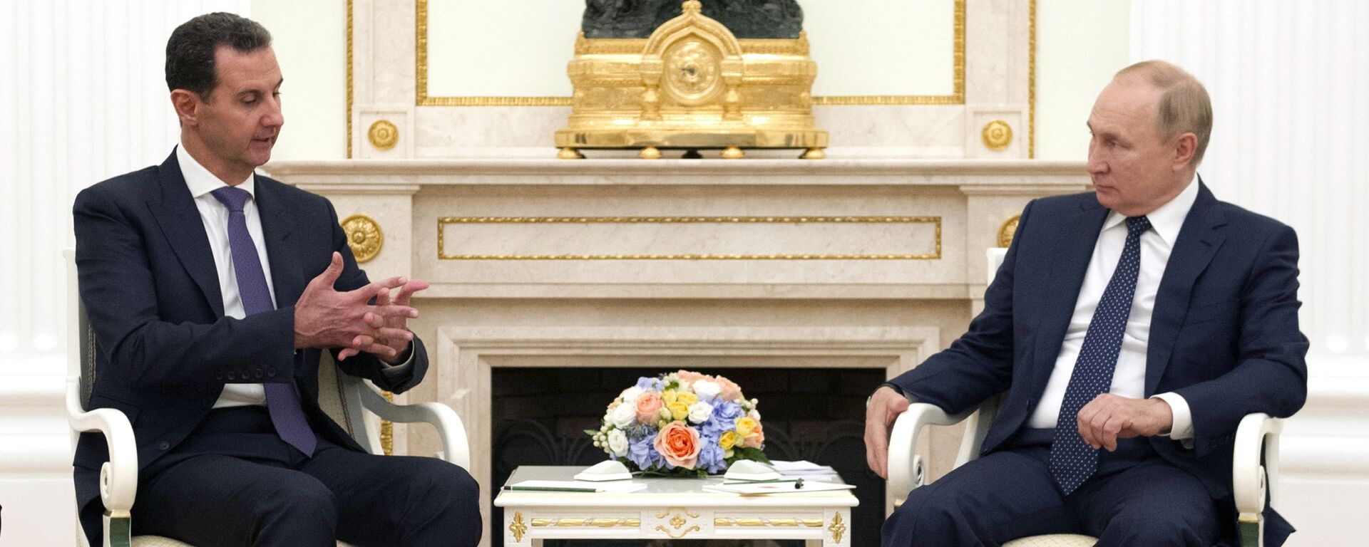 Встреча президента РФ В. Путина с президентом Сирии Б. Асадом - Sputnik Արմենիա, 1920, 14.09.2021