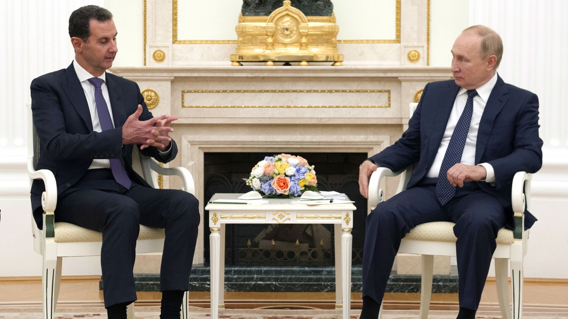 Встреча президента РФ В. Путина с президентом Сирии Б. Асадом - Sputnik Армения, 1920, 14.03.2023