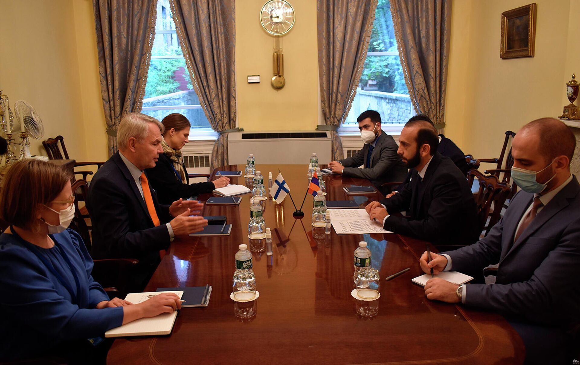 Արարատ Միրզոյանը հանդիպել է Ֆինլանդիայի արտգործնախարարի հետ - Sputnik Արմենիա, 1920, 23.09.2021