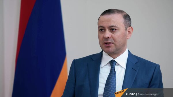 Секретарь Совета безопасности Армении Армен Григорян во время интервью агентству Sputnik Армения - Sputnik Արմենիա