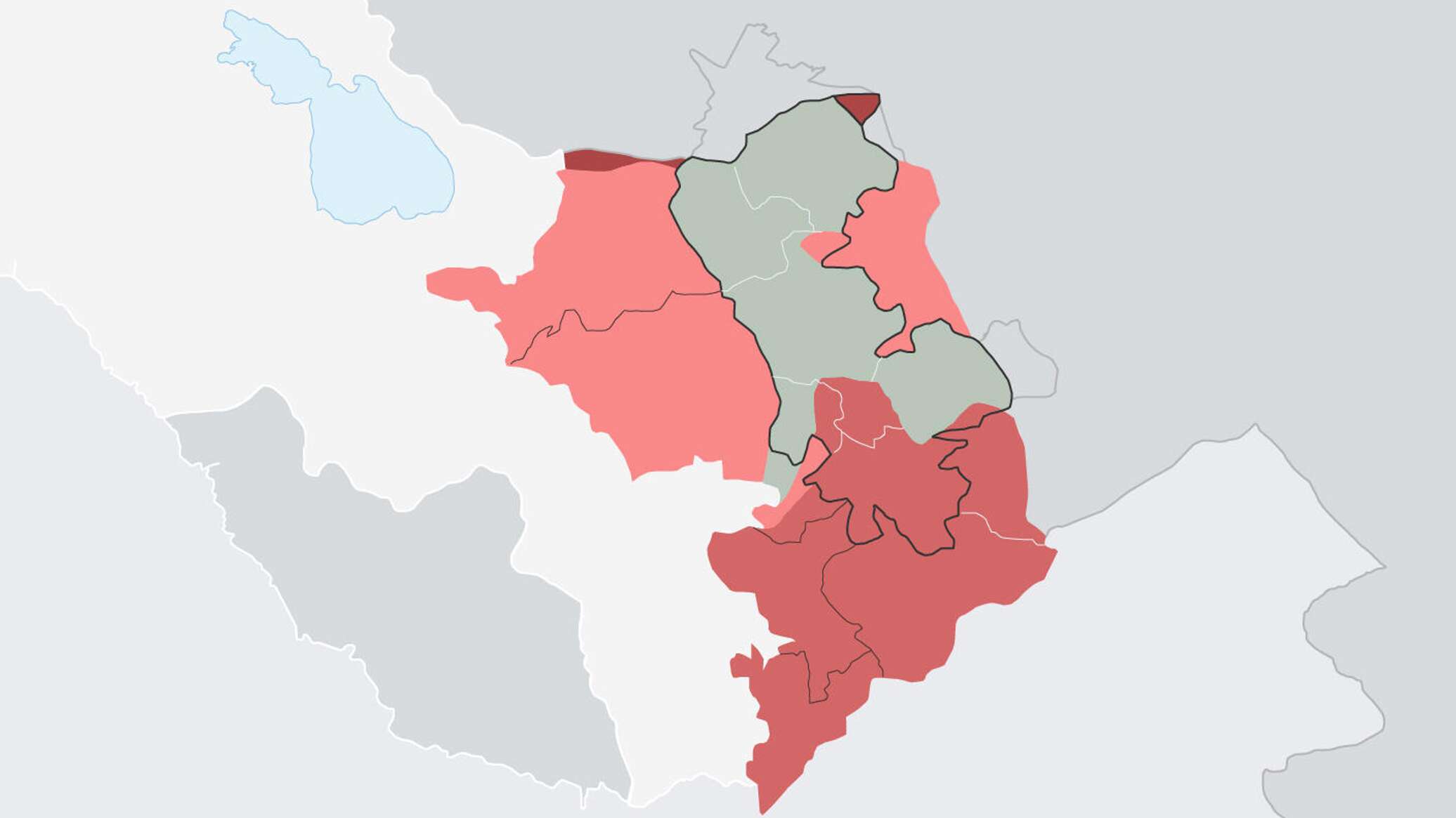 Нагорный Карабах 1920 карта