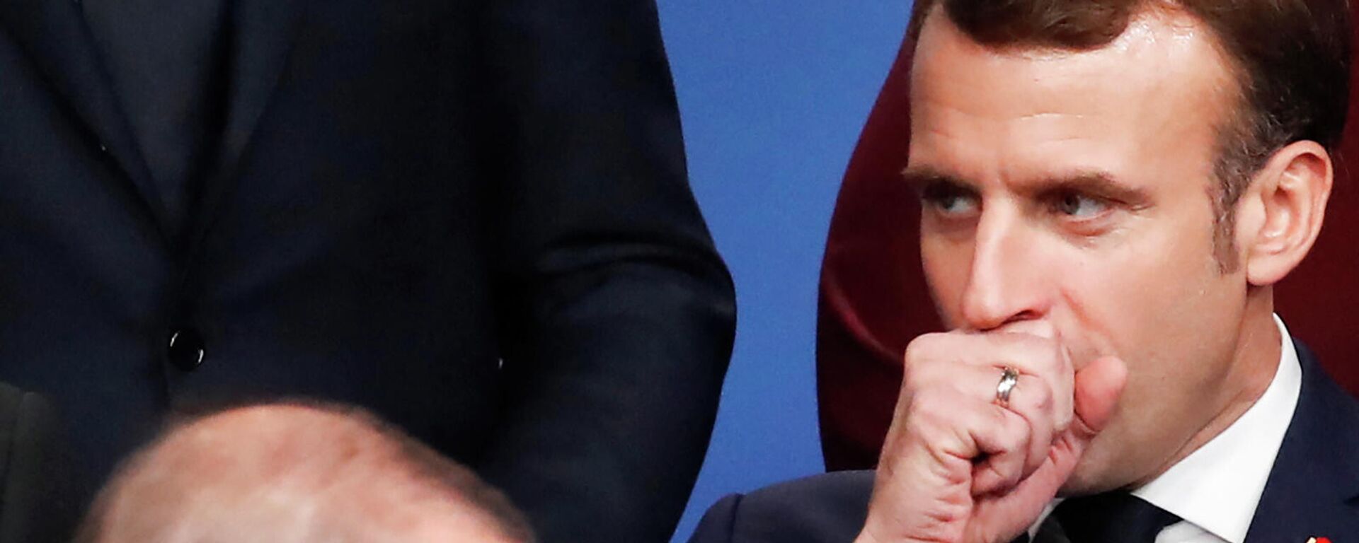 Президенты Турции и Франции Реджеп Тайип Эрдоган и Эммануэль Макрон на саммите НАТО в отеле Grove в Уотфорде (4 декабря 2019). Англия - Sputnik Армения, 1920, 28.09.2021