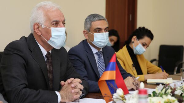 Վահագն Խաչատուրյանն ընդունել է Բոլատ Իմանբաևի գլխավորած պատվիրակությանը - Sputnik Արմենիա