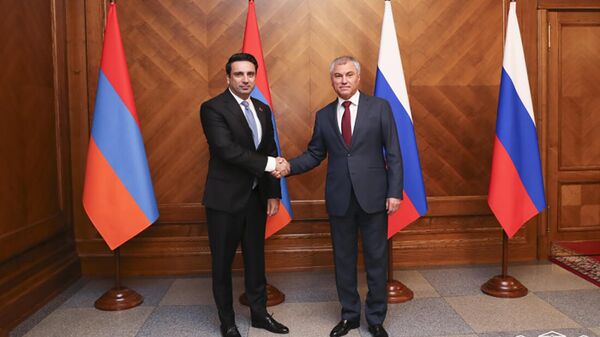 Ալեն Սիմոնյանը հանդիպել է Վյաչեսլավ Վոլոդինին - Sputnik Արմենիա