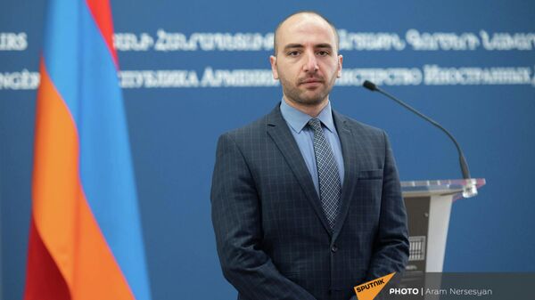 Пресс-секретарь МИД Армении Ваган Унанян - Sputnik Армения