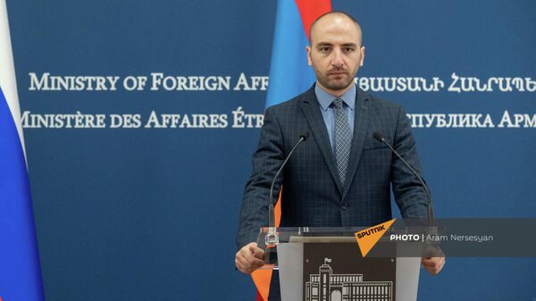 Пресс-секретарь МИД Армении Ваган Унанян - Sputnik Արմենիա