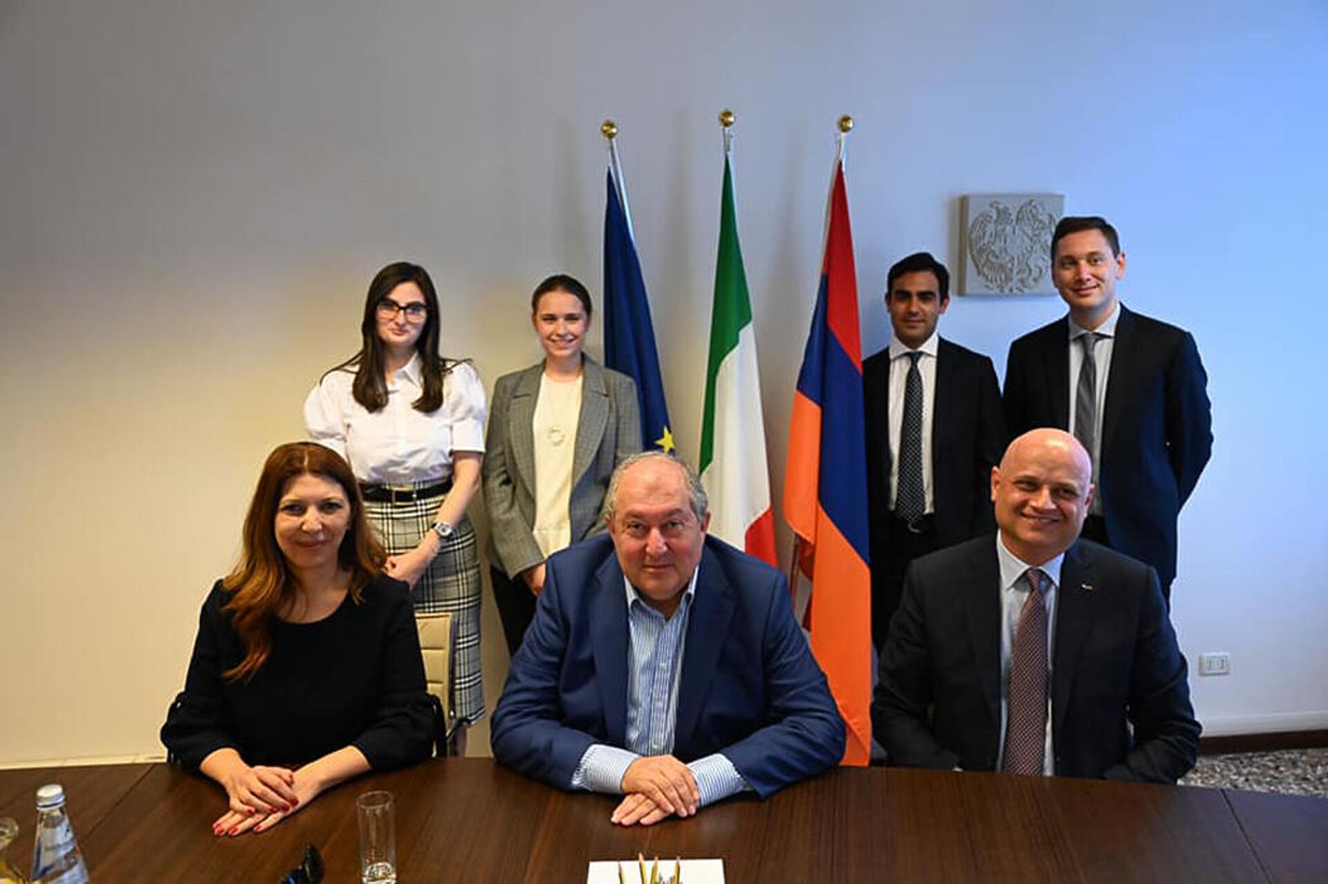 Президент Армен Саркисян посетил почетное консульство Армении в Венеции. - Sputnik Արմենիա, 1920, 09.10.2021