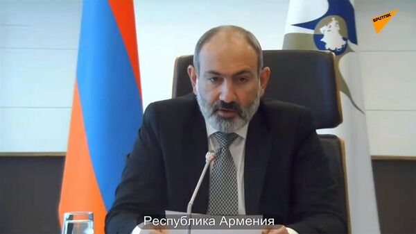Премьер-министр Никол Пашинян на заседании Высшего Евразийского экономического совета - Sputnik Армения