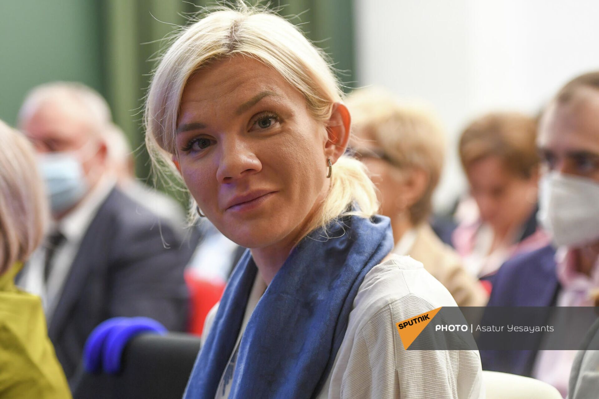 Представитель туристического журнала Катерина Данекина во время круглого стола “Развитие культурно-исторического туризма” (18 октября 2021). Еревaн Представитель туристического журнала Катерина Данекина во время круглого стола “Развитие культурно-исторического туризма” (18 октября 2021). Еревaн - Sputnik Армения, 1920, 18.10.2021